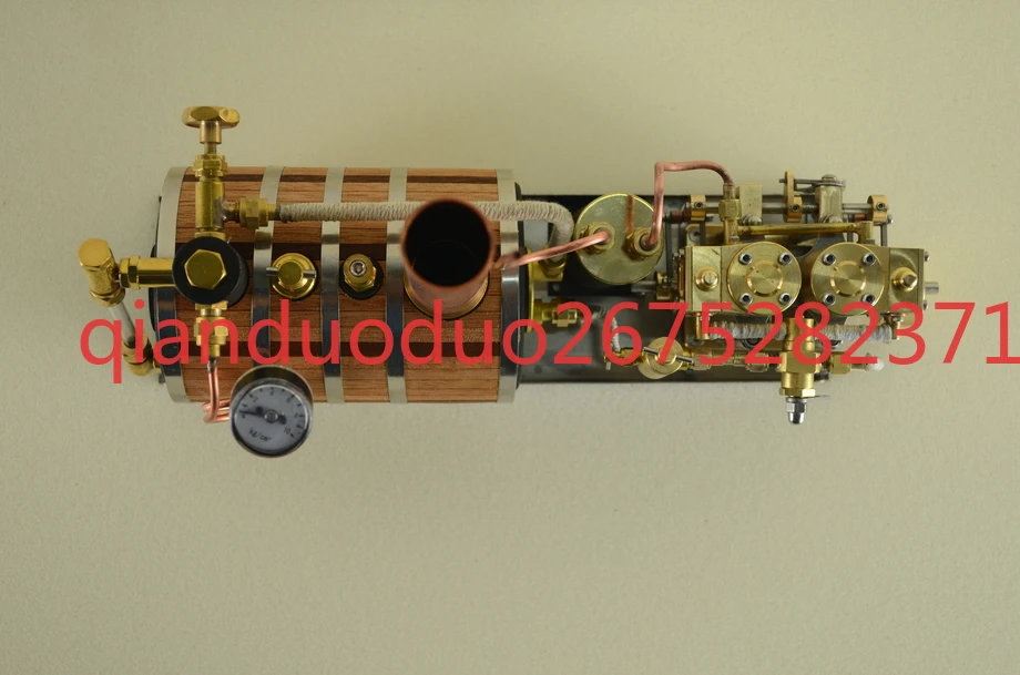 Paquete de energía de modelo de motor de vapor alternativo de dos cilindros en línea - imagen 3