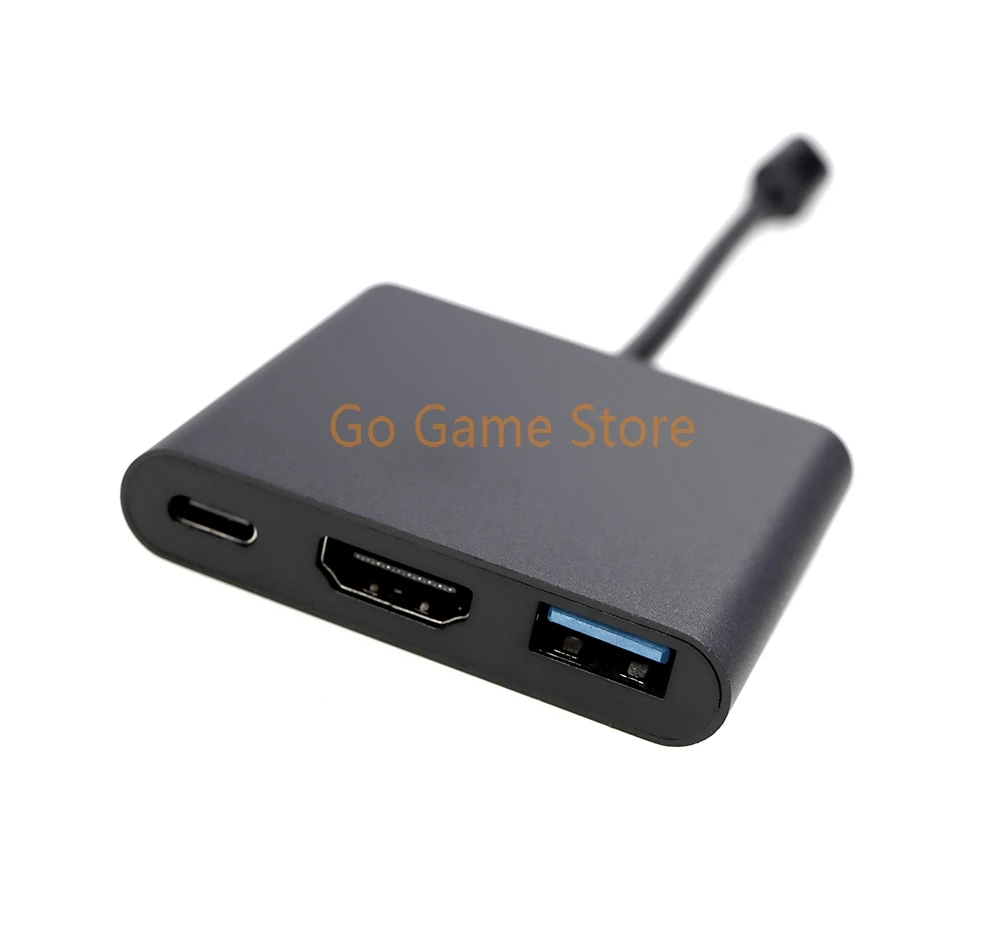 Convertidor 3 en 1 para interruptor NS, adaptador compatible con HDMI tipo c a 4k, concentrador USB, divisor de expansión de ordenador, 1 ud. - imagen 2