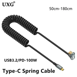 Cable USB-C Extensible 100 W PD, USB 3.2 y 8K para Móvil