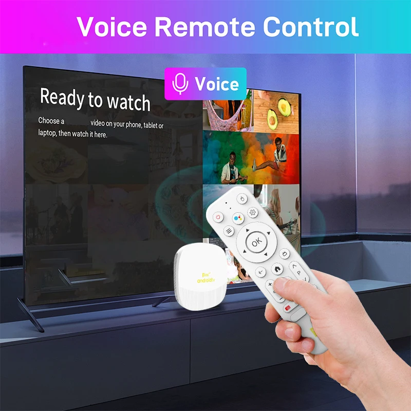 TV98 ATV Max Android 14 TV Box Allwinner H313 2GB 8GB Wifi 6 BT 8K 4K AV1 Full HD reproductor multimedia inteligente Control de voz decodificador - imagen 5