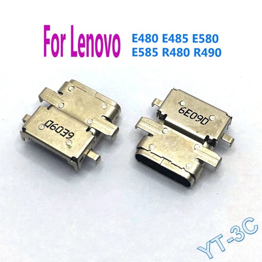 Enchufe de carga USB tipo C, conector de alimentación CC para Lenovo ThinkPad E480, E485, E580, E585, R480, R490, nuevo, 2 uds. - imagen 5