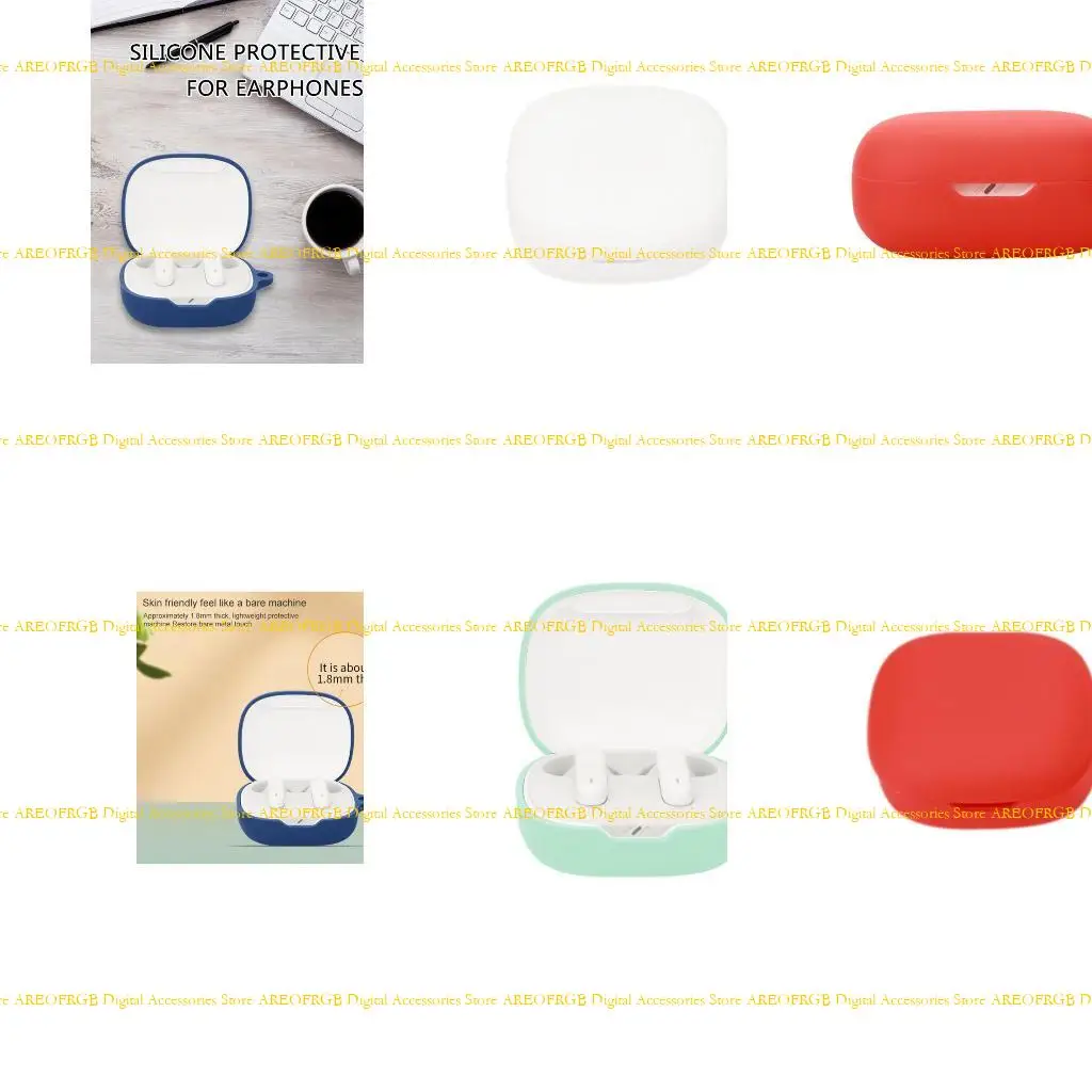 E21E Case protector flexible resistente agua para uso diario a prueba golpes inalámbricos auriculares