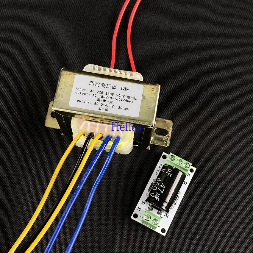 Transformador Sapi Pra-empedu 6E2 Tabung Catu Daya Sapi Ganda 180V 6,3 V Sapi Pra-empedu 6N1 - imagen 2