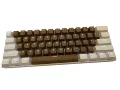 White Brown 61 Key