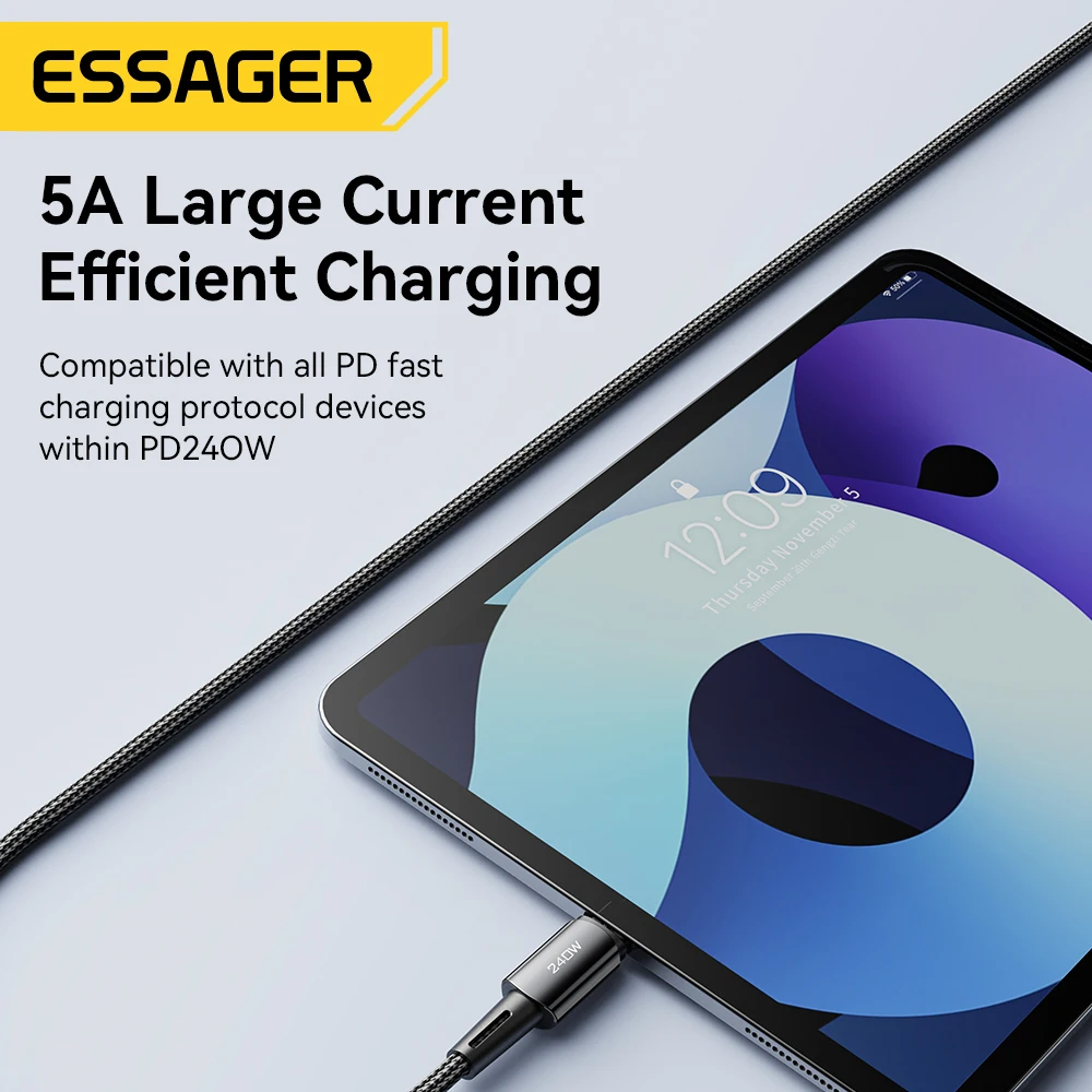 Cable USB-C 6A Carga Rápida 67W para Xiaomi - Essager - imagen 4
