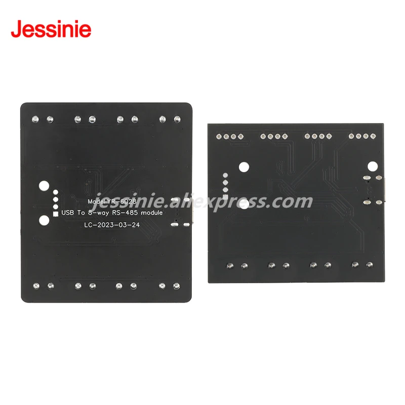 1 unidad USB a 8 canales puerto serie RS485 tipo C a módulo Uart Hub multicanal USB a 4 canales UART TTL + 4 vías RS485 CH348 - imagen 2