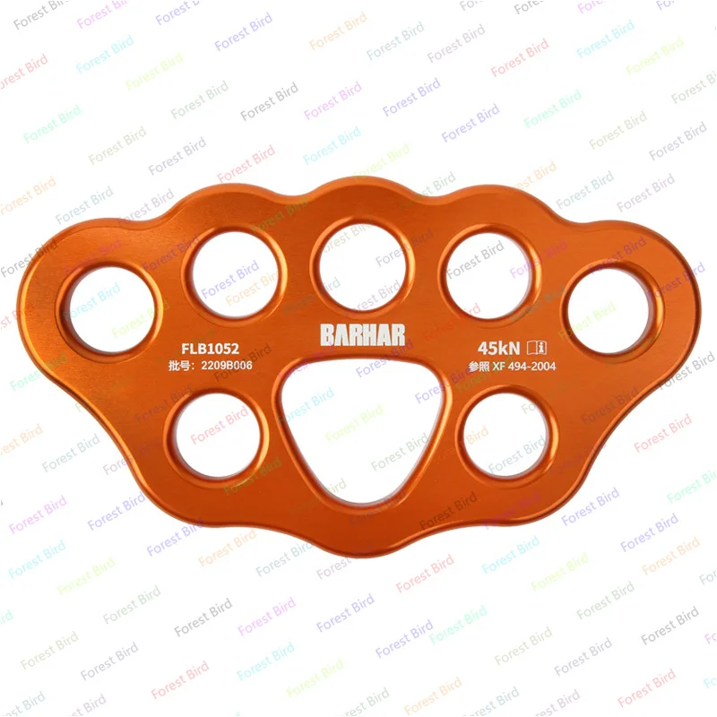 Divisor de fuerza de 4 agujeros y 8 agujeros para exteriores, divisor de ancla de 12 agujeros, tablero de dedo, divisor de cuerda para escalada en roca, equipo de trabajo aéreo al aire libre