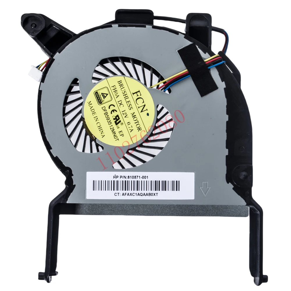 Ventilador de refrigeración de CPU de repuesto para HP EliteDesk 800 G2 810571-001 DFB593512MN0T DC12V 0.7A