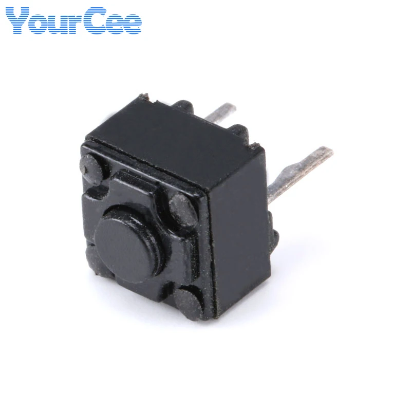 50 uds/10 Uds 6x6MM interruptor táctil 6*6*7,3/6/5,7 interruptor silencioso ratón inalámbrico botón de ratón con cable Micro interruptor cuadrado 6X6X7,3/6/5,7 MM - imagen 3