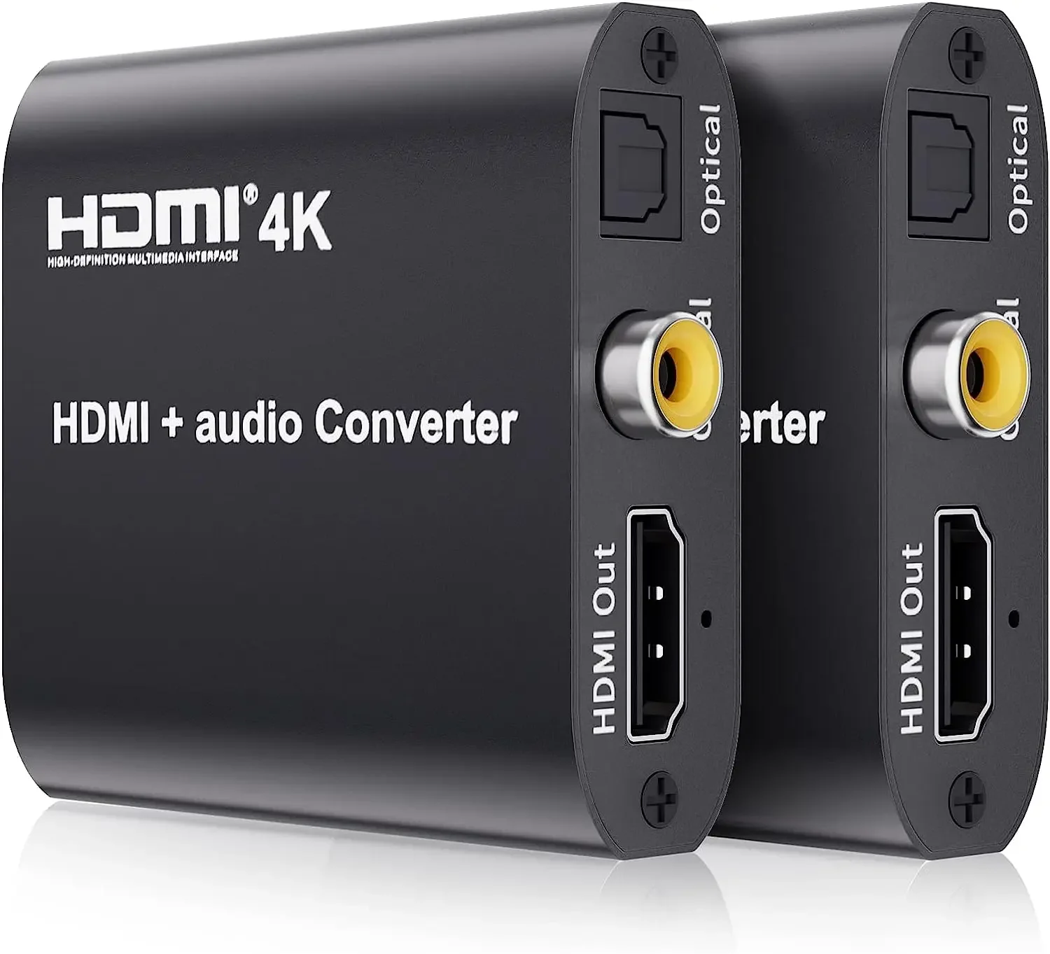 Divisor Extractor de Audio HDMI 4K con salida de Audio Coaxial Toslink 4K 30Hz HDMI a Toslink SPDIF Adaptador convertidor de Audio Coaxial - imagen 2