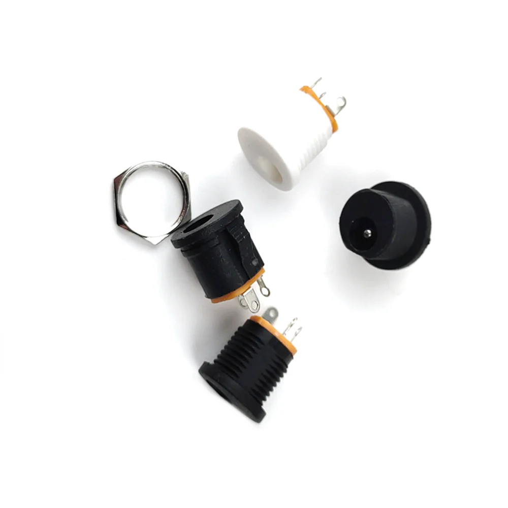 52 unids/caja DC022 DC022B DC005 DC012 DC021 5,5*2,5 5,5x2,1mm toma de corriente CC/conector CC conjunto de montaje en Panel - imagen 2