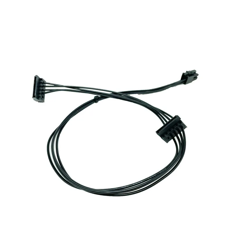 1 Cable MINI 4 pines Turn 2 SATA fuente de alimentación para Lenovo interfaz de Tablero Principal pequeño 4 pines a dos SATA SSD Cable de alimentación - imagen 3