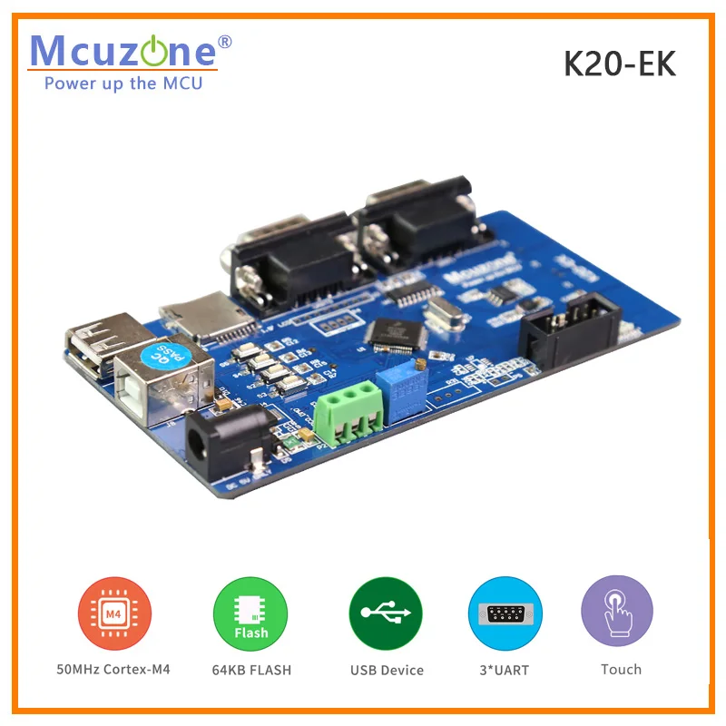 NXP Freescale Kinetis MK20DN64VLH5, 50MHz Cortex-M4, USB OTG, ADC de 16 bits, 3UART, TSI - imagen 2