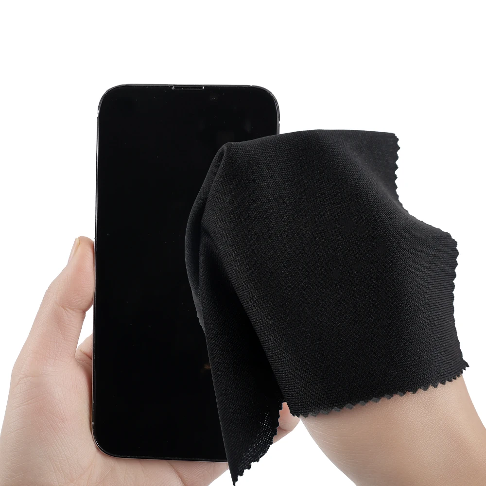 Paños de limpieza de microfibra Premium para lentes, gafas, cámara, teléfono móvil, limpiador de pantalla de ordenador portátil, toallita para Macbook Pro 13 15, 10 Uds. - imagen 3