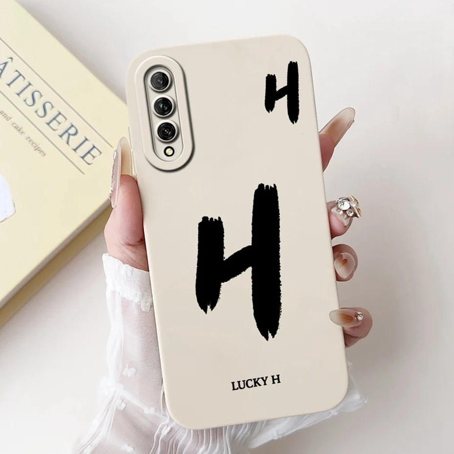 Nueva funda de teléfono con letras a la moda para Huawei Y9s STK-LX3 STK-L21 STK-L22 funda de silicona suave a prueba de golpes para Huawei Y9S fundas parachoques - imagen 5