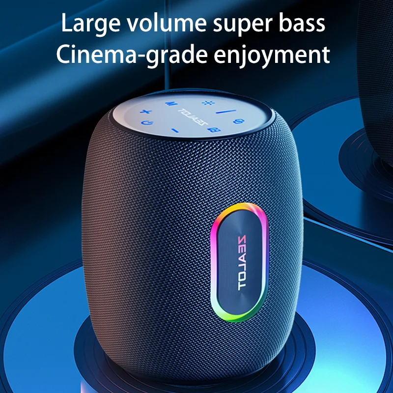 ZEALOT S64 50W Altavoces inalámbricas, altavoz de subwoofer portátil para exteriores resistente al agua IPX 6, batería de 14400mAh. - imagen 4