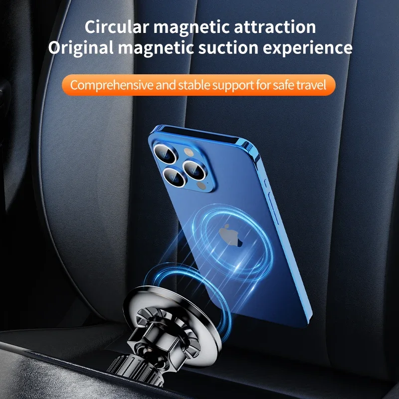 NNBILI Magsafe Car Phone Holder Magnetic Car Mount Support Mobile Bracket in Car For iPhone 15 14 13 12 11 Samsung Xiaomi Magnet - imagen 3