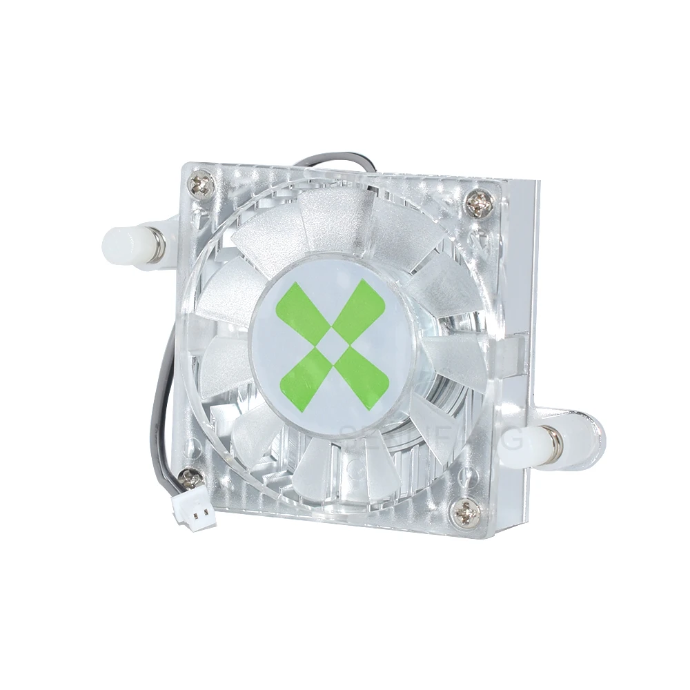 Disipador de calor 4012 para RADXA Rock Pi 5B, accesorios de 2 cables, ventilador de refrigeración de aluminio - imagen 2