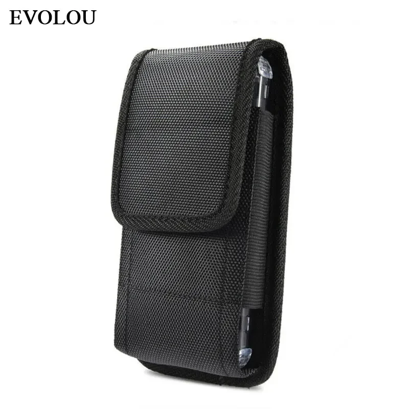 Funda de tela Oxford Universal para Google Pixel 9 Pro XL 9Pro Pixel9 8A 7A 6A 5A 8pro 7pro 6 5 4 XL, bolsa de cintura con Clip para cinturón - imagen 5