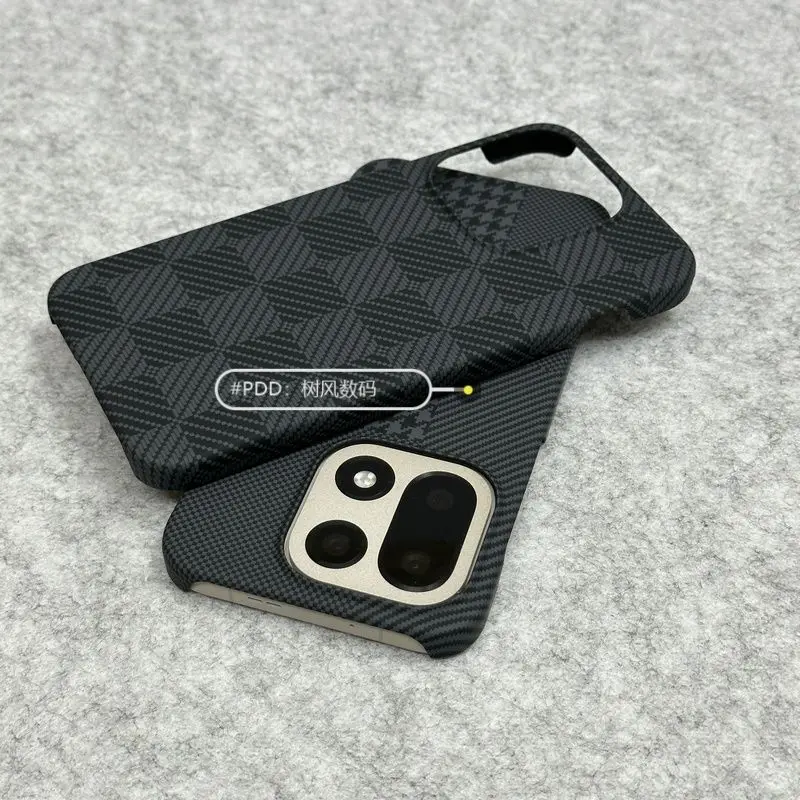 Para OnePlus 15 funda de lujo diseño de fibra de carbono mate para OnePlus 15 parachoques antivibración a prueba de golpes a prueba de caídas - imagen 5