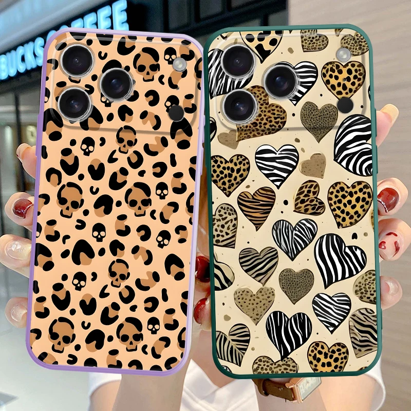 Funda de teléfono con diseño en forma de corazón, funda suave para Apple iPhone 16e 16 14 15 Plus 17 Air XS 11 12 13 Pro Max 7 8 XR - imagen 3