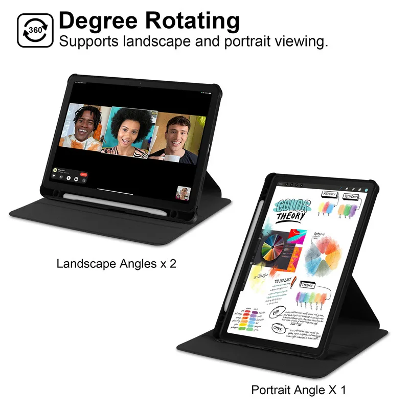 Para Samsung Galaxy Tab A9 + Plus 11 pulgadas SM-X210 giratorio con portalápices funda inteligente para tableta samsung A9 8,7 "fundas para tableta - imagen 3