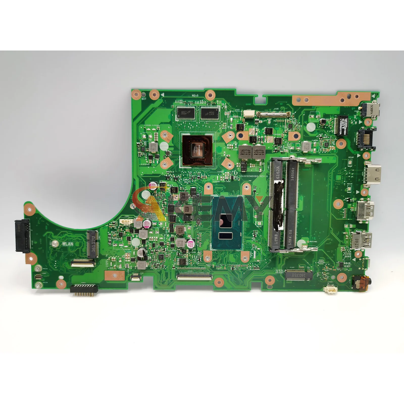 Placa base para ordenador portátil X756UV para ASUS X756UQ X756UJ X756UR A756U X756U X756UAK X756UXM X756UV X756UQK con CPU I3 I5 I7 - imagen 3