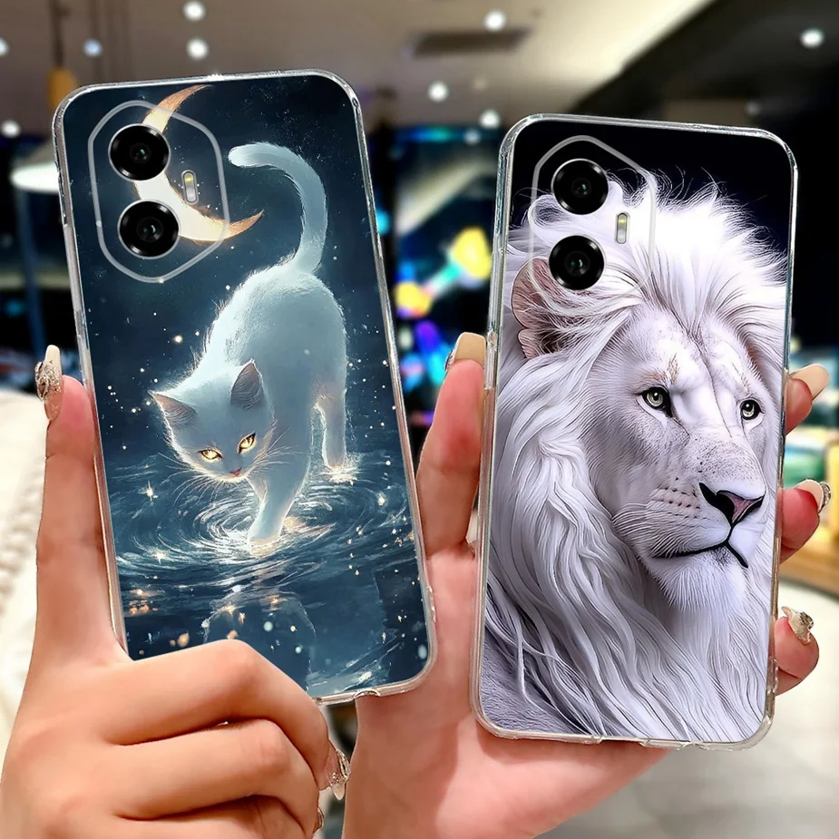 For Honor 300 Case Honor300 Pro AMP-AN00 Cute Cat Lion Painted Cover Soft Slim Phone Case For Honor 300 Pro Honor300 Ultra Shell - imagen 4