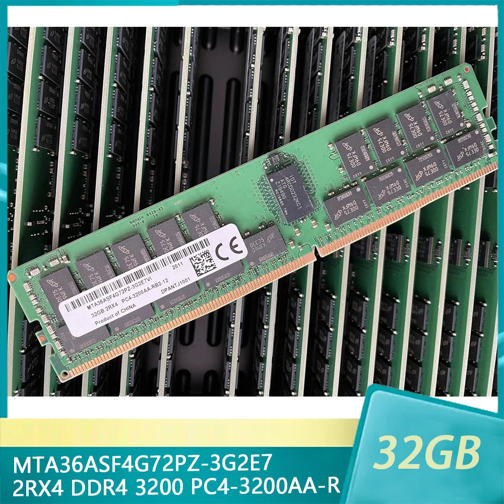 Memoria del servidor RAM 32GB 2RX4 DDR4 3200 PC4-3200AA-R MTA36ASF4G72PZ-3G2E7 para MT - imagen 2