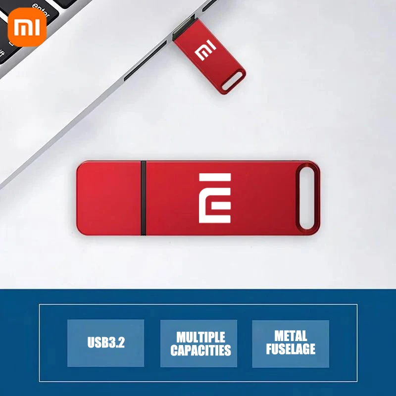 Xiaomi Original Pen Drive 64TB USB 3,2 unidad Flash de alta velocidad tipo C memoria USB de Metal para dispositivos de almacenamiento de computadora 2025 - imagen 4