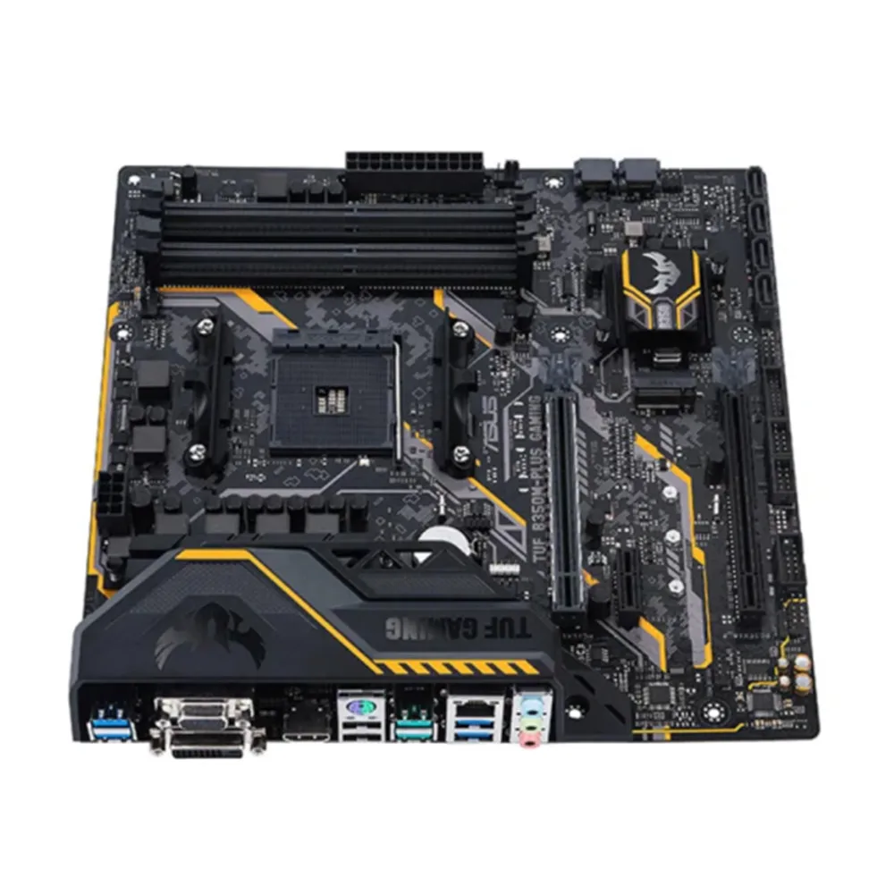Placa base para juegos ASUS TUF B350M-PLUS compatible con Ryzen 5 5600G R7 5700X 5800X3D R9 5900 5950X CPU DDR4 3200MHz NVME M.2 USB 3,1 - imagen 2