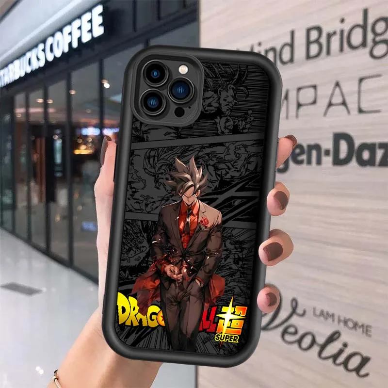 Funda de Anime d-dragon Balls para Apple iPhone 17 16 15 14 13 12 11 Plus Pro Max Eye Ladder - imagen 3