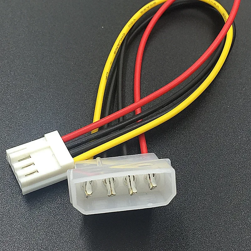 Cable de alimentación de 4 pines, 4 pines Molex IDE macho a 4P ATA hembra, unidad de disquete para PSU Miner Mining para Cable conector de ordenador
