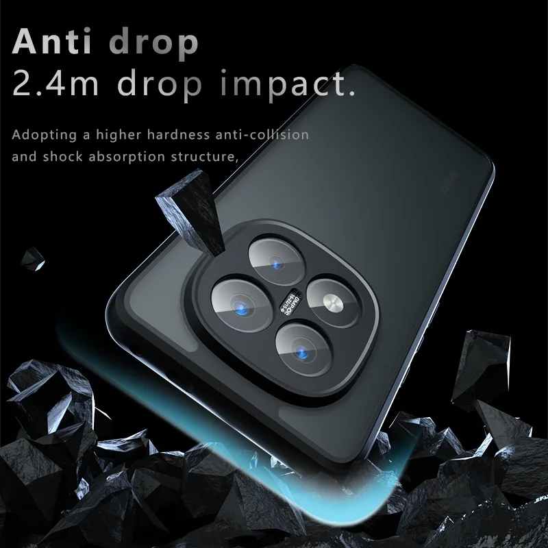 Para Redmi Note 14 Pro Plus funda Xiaomi Redmi Note 14 Pro Plus 5G Capas mate transparente para Fundas Redmi Note 14 Pro Plus - imagen 4