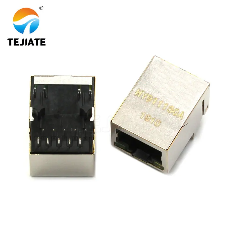 Puerto Ethernet Gigabit HY911130A/HR911130A, transformador de red RJ45, nuevo