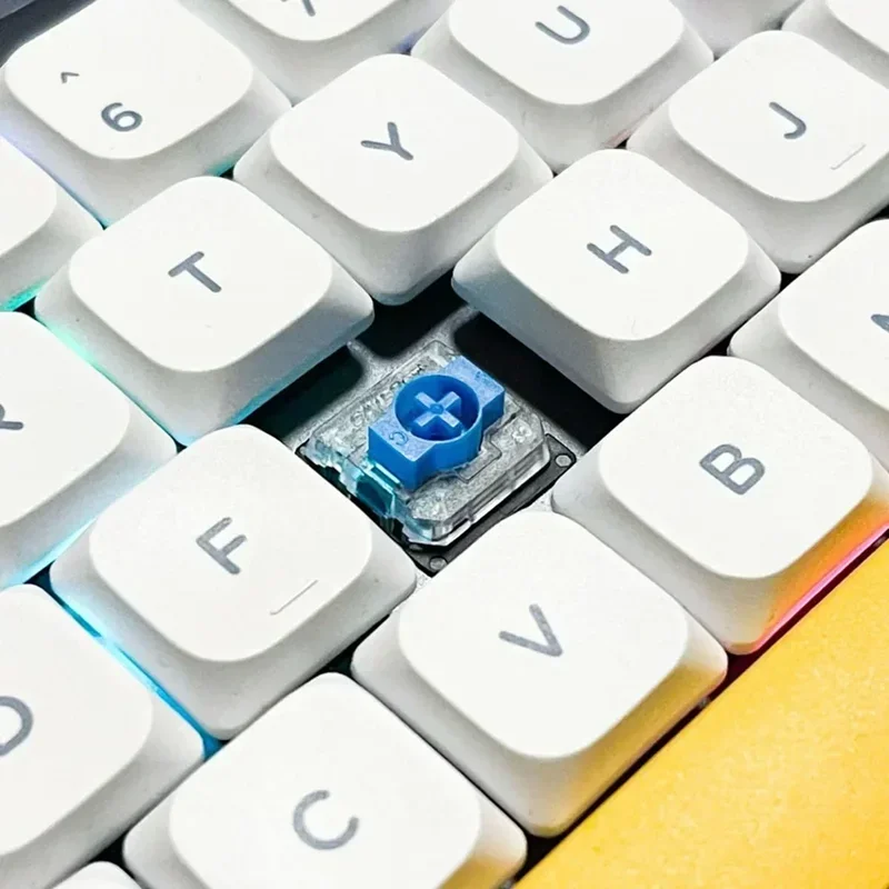 Gateron-interruptor KS-33 de bajo perfil 2,0, 3 pines, azul, rojo, marrón, RGB, personalizado, bricolaje, Teclado mecánico de intercambio en caliente, Air60, Air75, K1, K3, K7 - imagen 4
