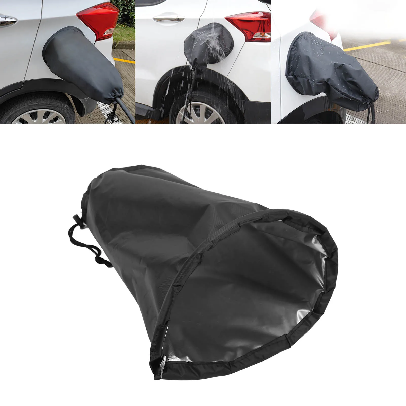 Cubierta impermeable para cargador de coche EV, cubierta impermeable para puerto de vehículo EV, cubierta de adsorción magnética fuerte para polvo solar para coche eléctrico - imagen 5