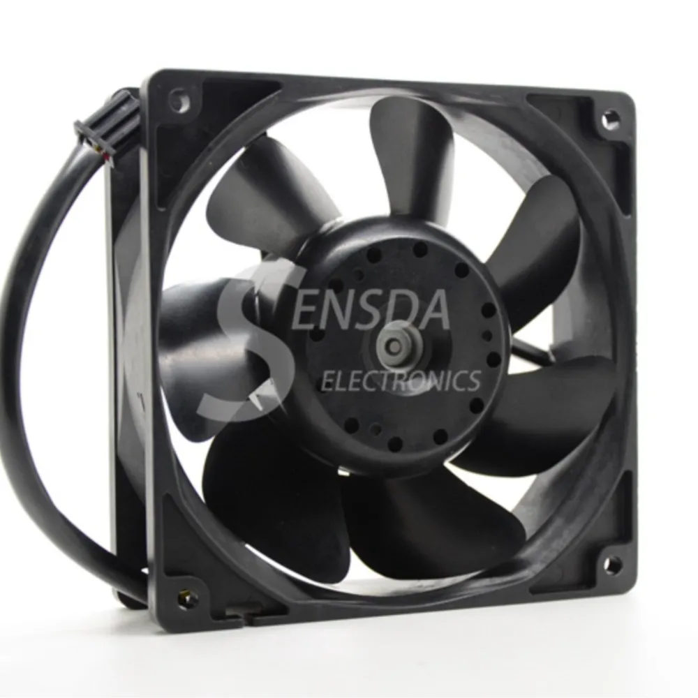 Ventilador de 120 mm para Sanyo 109R1212H1011 120x120x38 mm DC 12 V 0.52A Ventilador de enfriamiento de servidor de doble bola, 2300 RPM, 15,30 CFM 4 cables - imagen 5