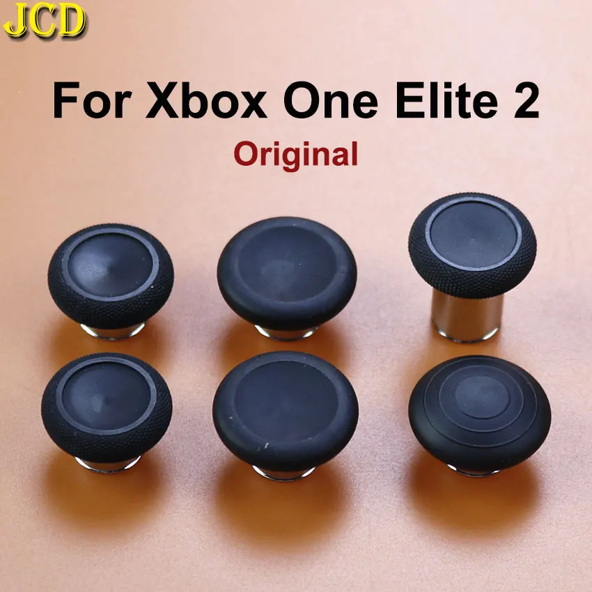 JCD mango Original tapa basculante de cabeza de seta de Metal botones de repuesto de palo analógico 3D para controlador Xbox One Elite Series 2