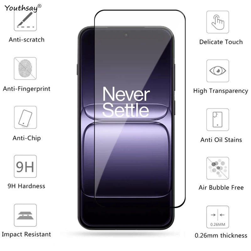 Vidrio de cubierta completa para Oneplus 15 vidrio templado Oneplus 15 Protector de pantalla película protectora de teléfono Oneplus 15 vidrio pulgadas 6,78" - imagen 4