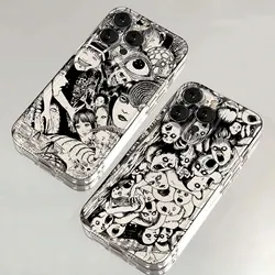 Junji-funda de teléfono comics para Xiaomi Redmi Note 13, 12, 12C, 11, 10, 10C, 13C, 10s, 9s, 9A, 9T, 9C, 8, 7 Pro Max, 4G, 5G