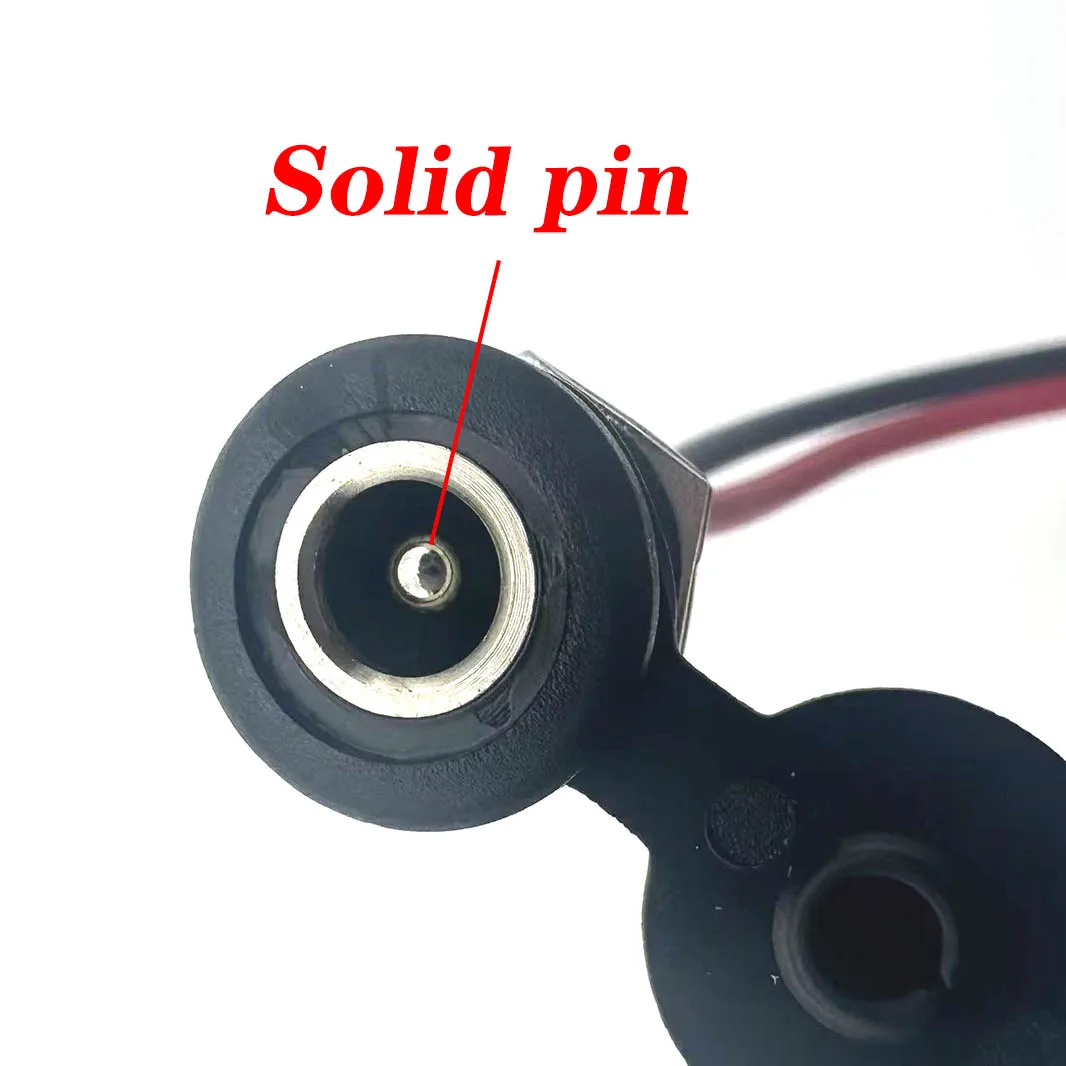 5,5*2,1mm/5,5*2,5mm 5521 5525 con Cable de alimentación CC hembra enchufe CC de alta corriente todo con tuerca conector de clavija de alimentación a presión - imagen 5