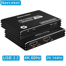 Nexkcer Tarjeta Captura Vídeo 4K 60fps USB-C HDMI – Juegos y Streaming