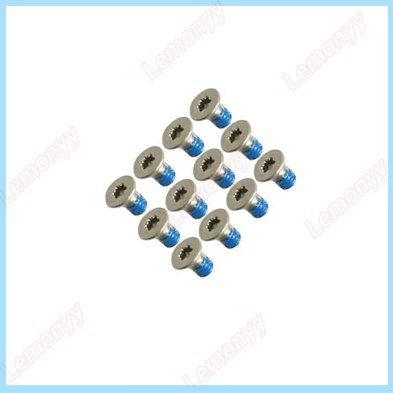 12 unids/lote para Dell XPS 13 9343 9350 9360 XPS 15 7590 9550 9560 Precision M5510 M5520 Series tornillos plateados para cubierta inferior de portátil
