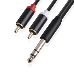 Cable RCA a Jack 6,35mm – Alta Fidelidad para Amplificadores de Audio