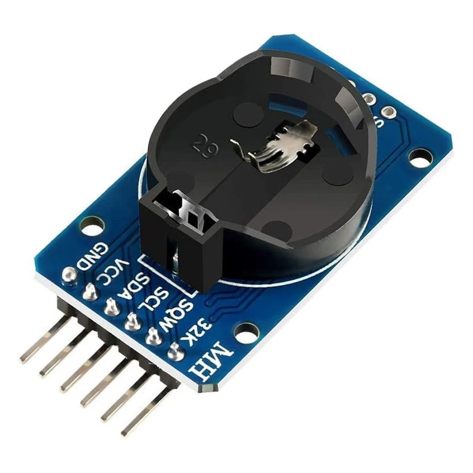Módulo de memoria DS3231 AT24C32 IIC RTC, temporizador de reloj, reemplazo de placa DS1307 I2C RTC para Arduino Raspberry Pi, 3 uds. - imagen 2