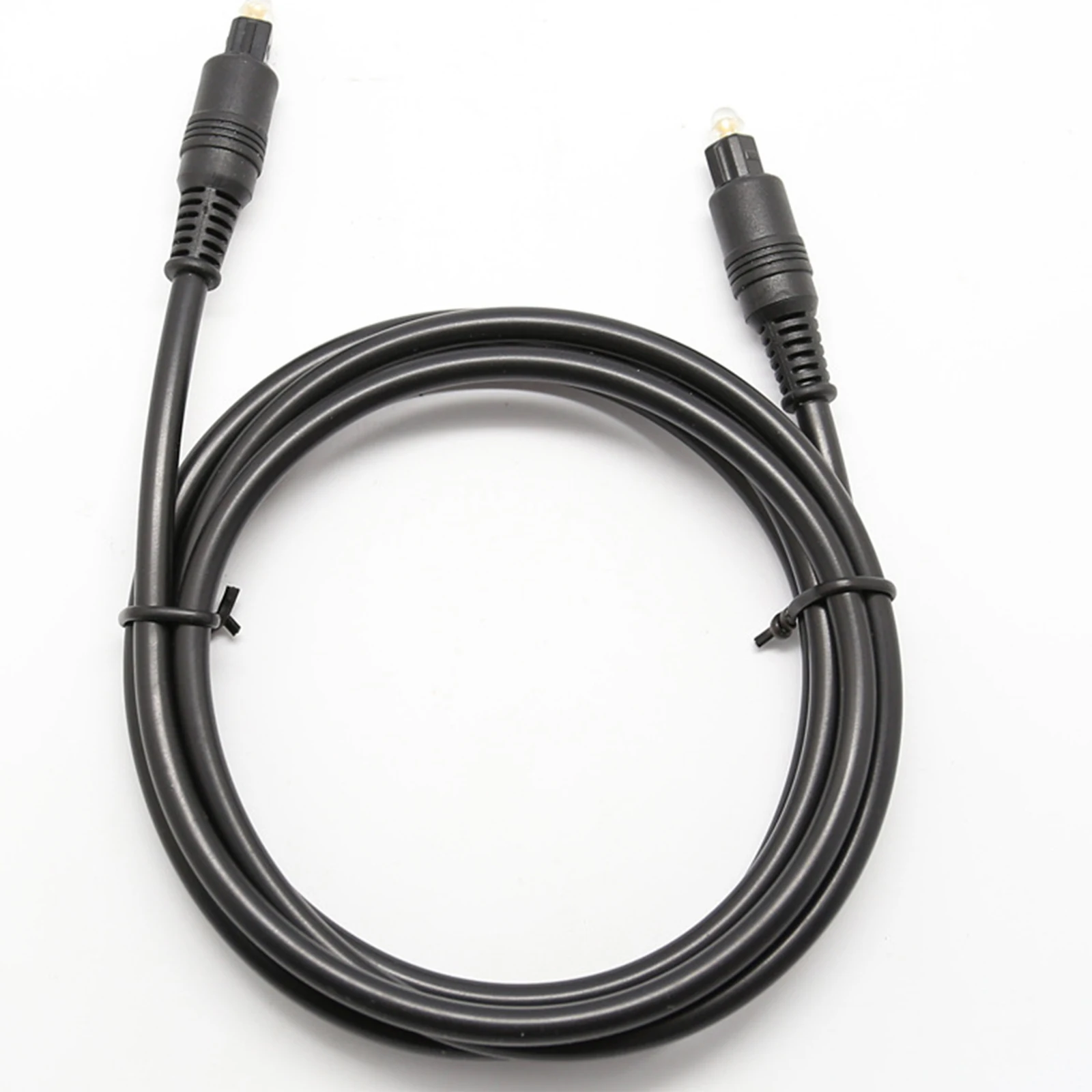 Cable de audio óptico digital Toslink para sistema de audio, barra de sonido, amplificador, cine en casa, conector chapado en oro, hasta 15 m negro - imagen 2