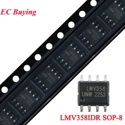 Amplificador Operacional LMV358 SOP-8 Doble Canal Rail-to-Rail Baja Potencia