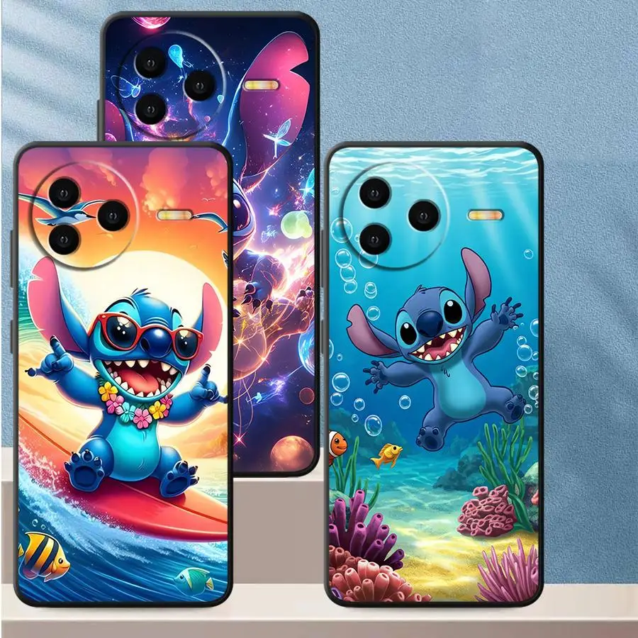 Funda trasera suave de Disney de punto azul para Xiaomi Redmi K40 K50 Gaming 9A 9C 12C 13C A1 A2 Plus K60 9T 12 10 A5
