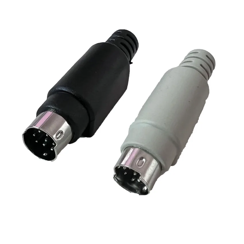 Conector macho de 8 pines con mango de plástico, adaptador de Cables de soldadura, Conector de bricolaje, Terminal de cobre MD8 S, 1/2/5 piezas PLC - imagen 2